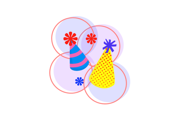 Download Party Birthday Festive Illustrations - Festive illustrations Collection
