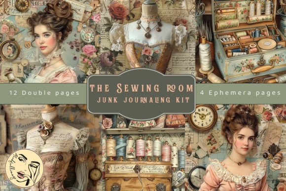 Download The Sewing Room Junk Journaling Kit - Journaling Collection